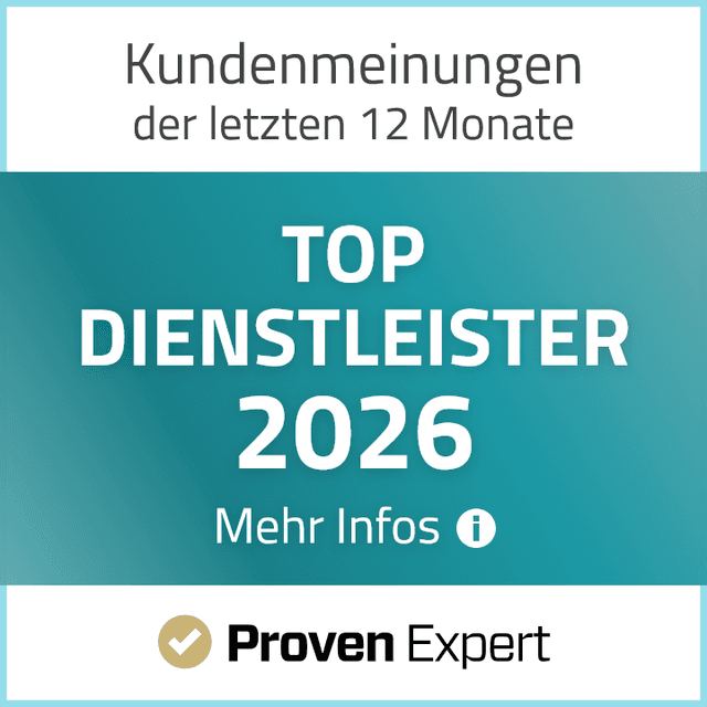 Top Dienstleister 2026 – Taxi Akbulut Tübingen ProvenExpert Auszeichnung