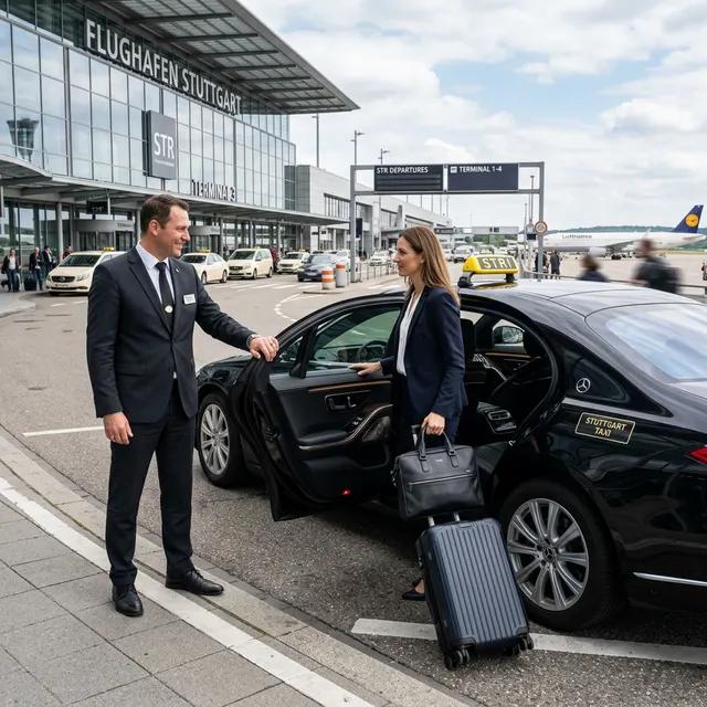 Flughafentransfer Metzingen zum Flughafen Stuttgart