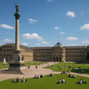 Flughafentransfer Stuttgart ab dem Schlossplatz Stuttgart